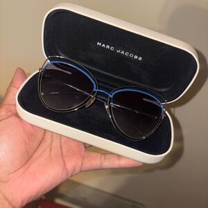 Marc Jacobs Women's Sunglasses - Black and Blue